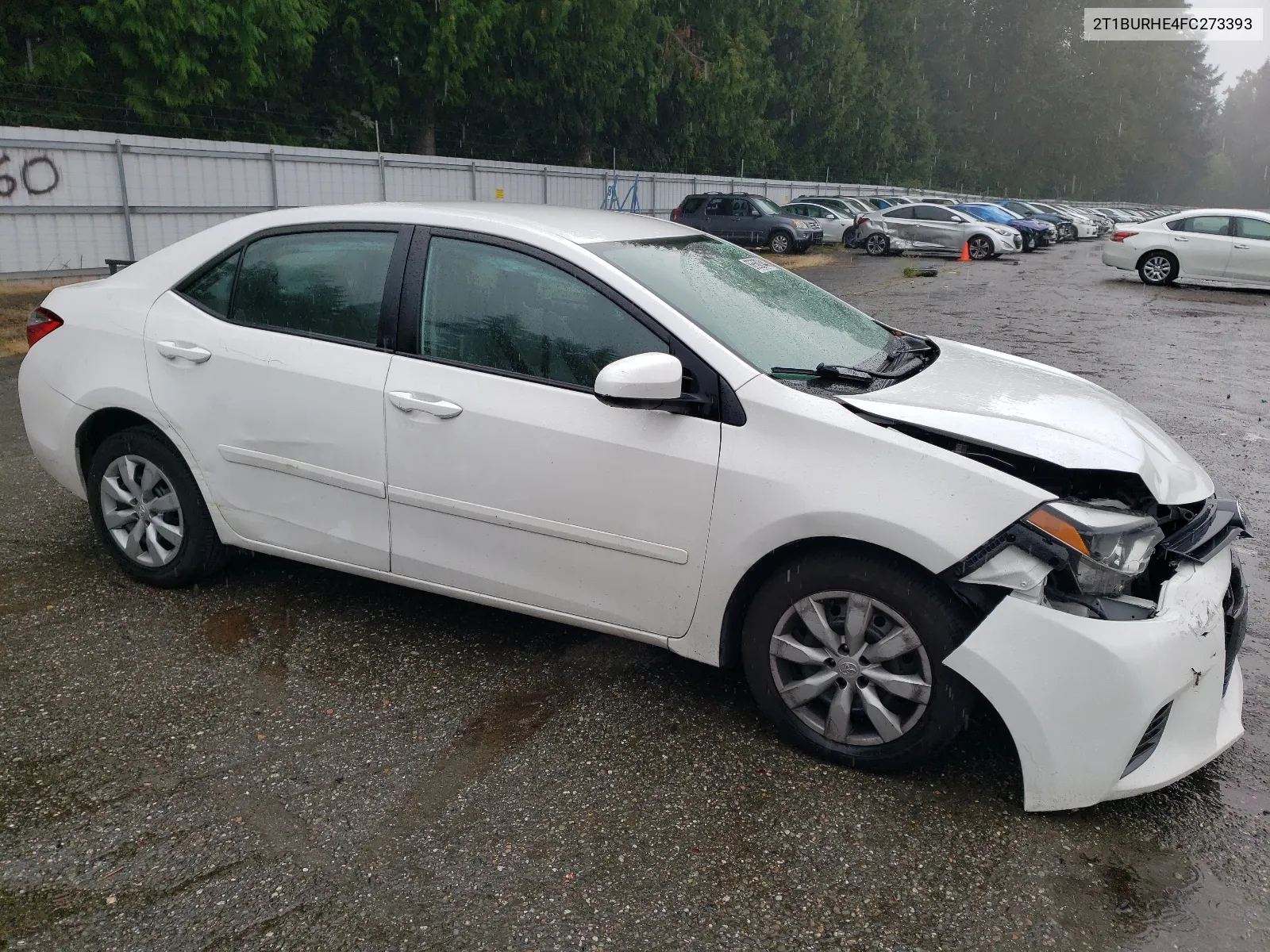 2015 Toyota Corolla L VIN: 2T1BURHE4FC273393 Lot: 68560344