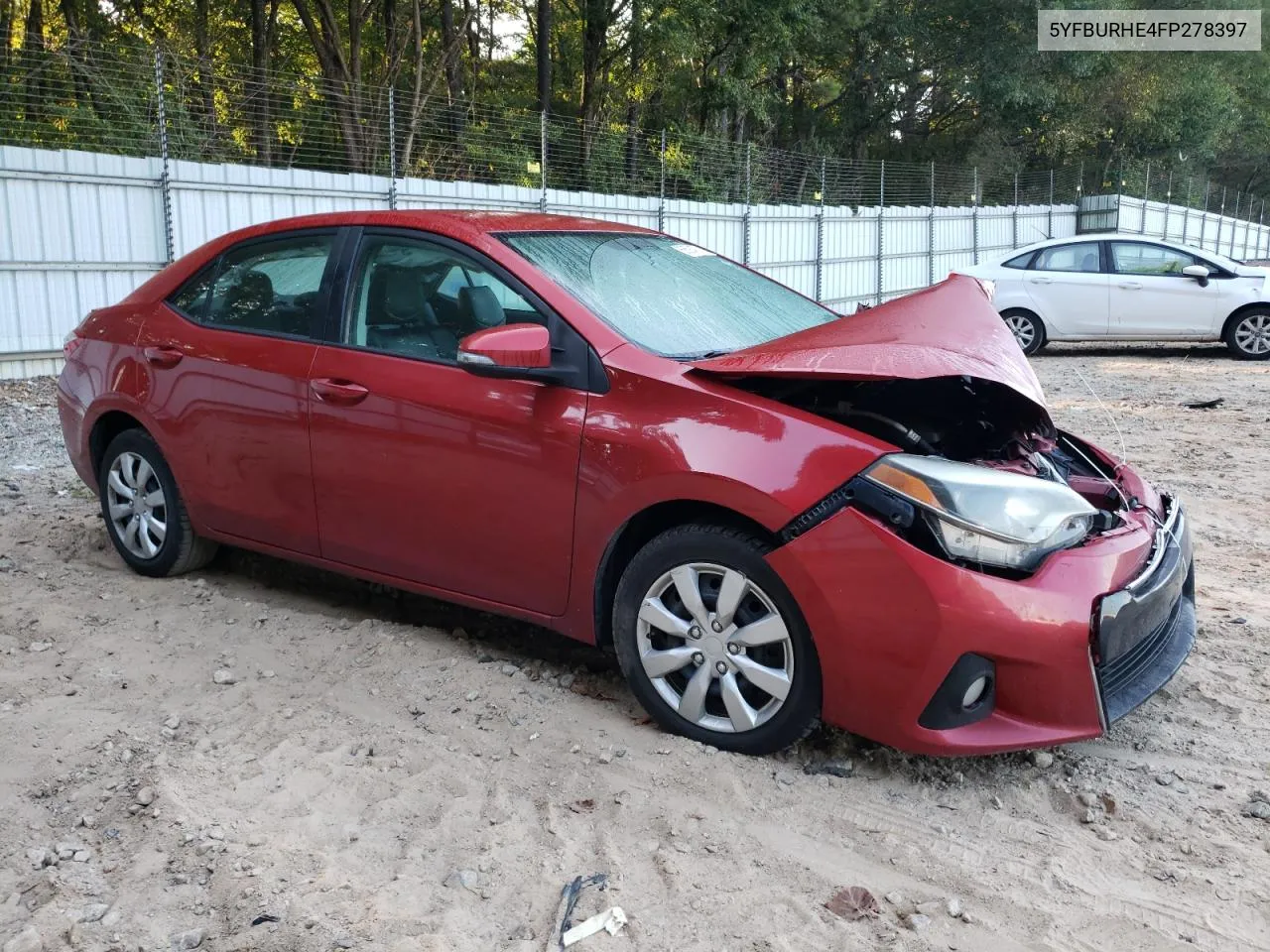 2015 Toyota Corolla L VIN: 5YFBURHE4FP278397 Lot: 68584764