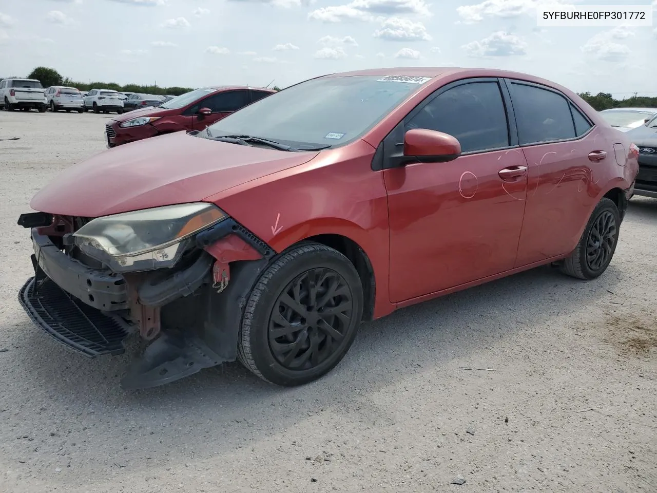 2015 Toyota Corolla L VIN: 5YFBURHE0FP301772 Lot: 68585074