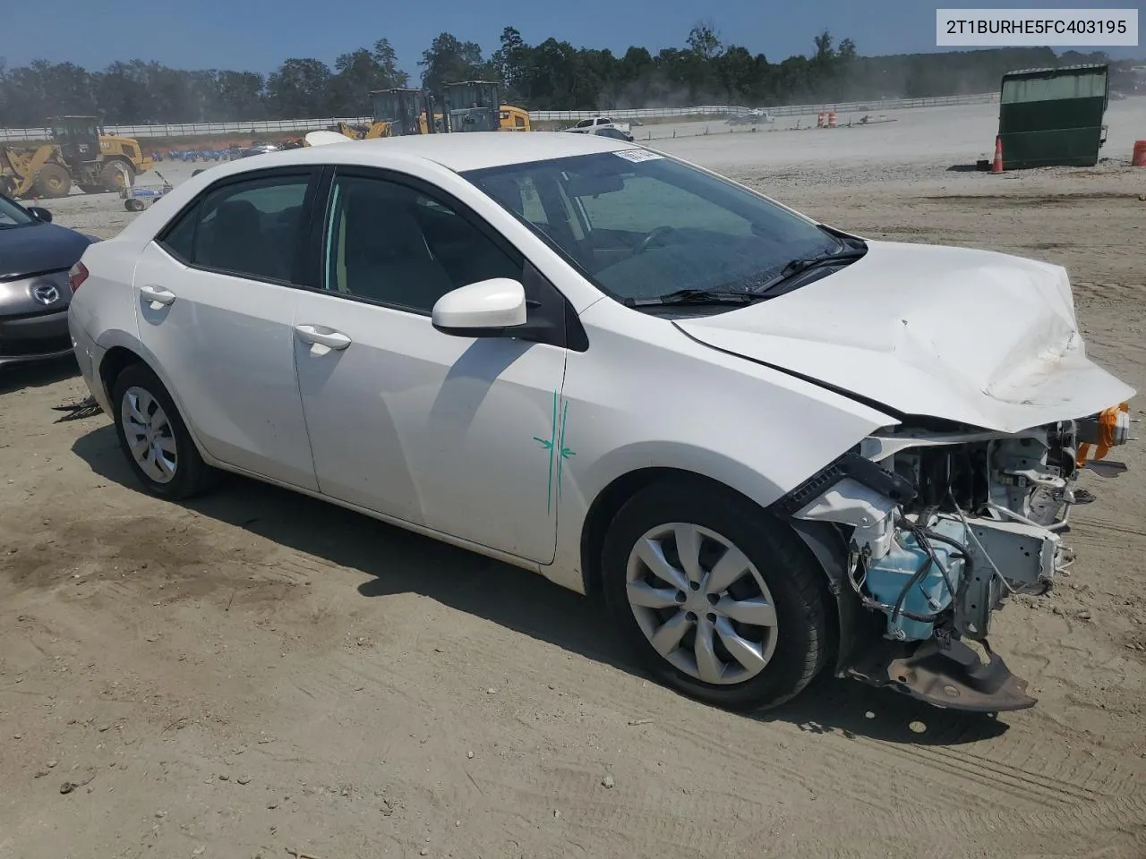 2015 Toyota Corolla L VIN: 2T1BURHE5FC403195 Lot: 68677644