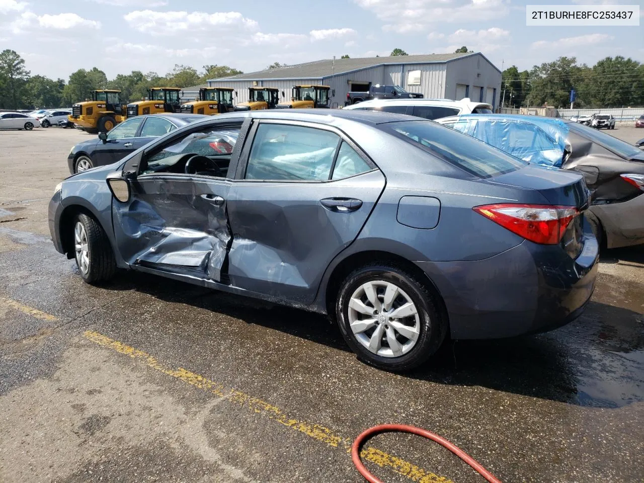 2015 Toyota Corolla L VIN: 2T1BURHE8FC253437 Lot: 68682494