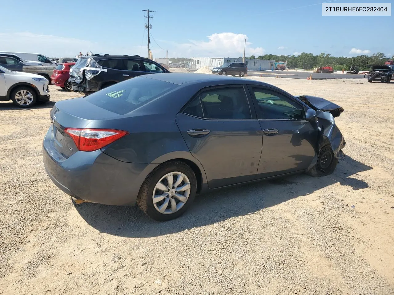 2015 Toyota Corolla L VIN: 2T1BURHE6FC282404 Lot: 68718154