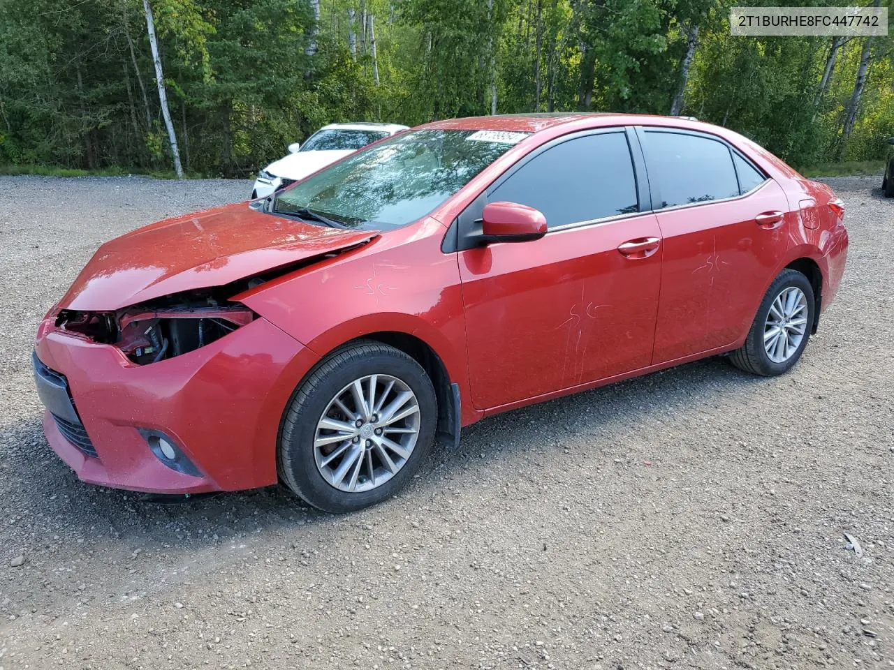 2015 Toyota Corolla L VIN: 2T1BURHE8FC447742 Lot: 68739954