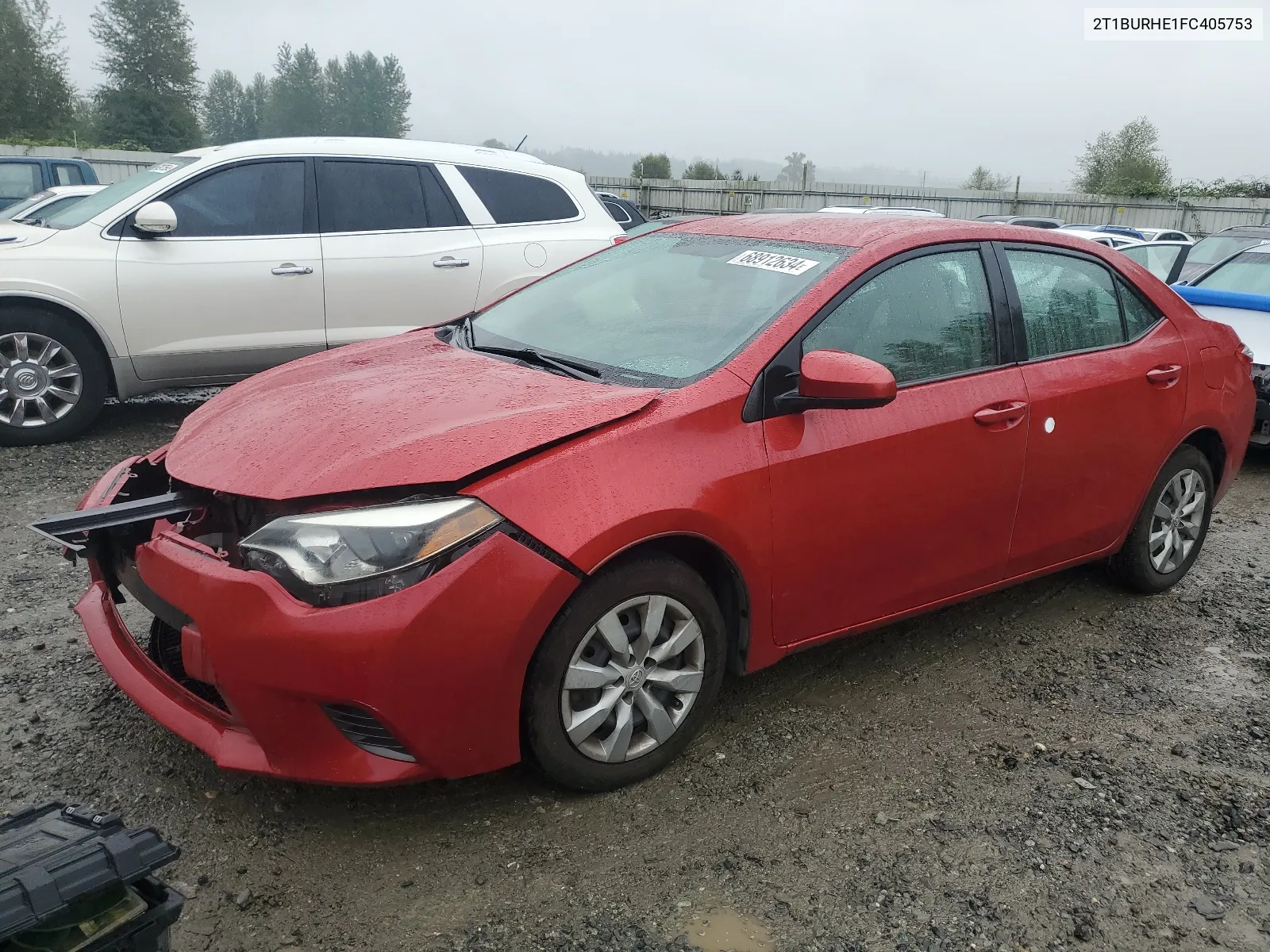 2T1BURHE1FC405753 2015 Toyota Corolla L