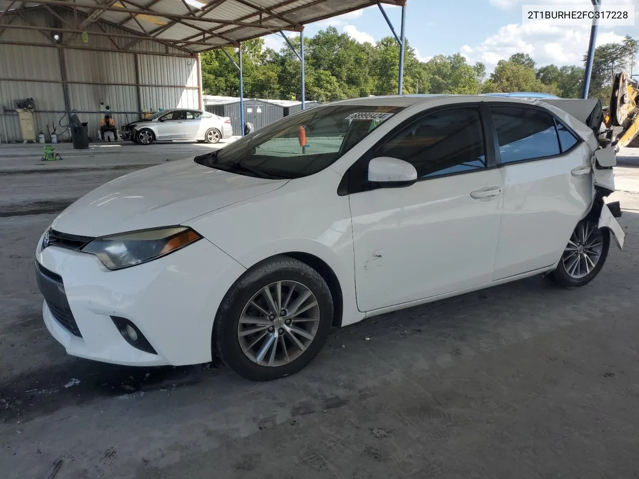 2015 Toyota Corolla L VIN: 2T1BURHE2FC317228 Lot: 68995424