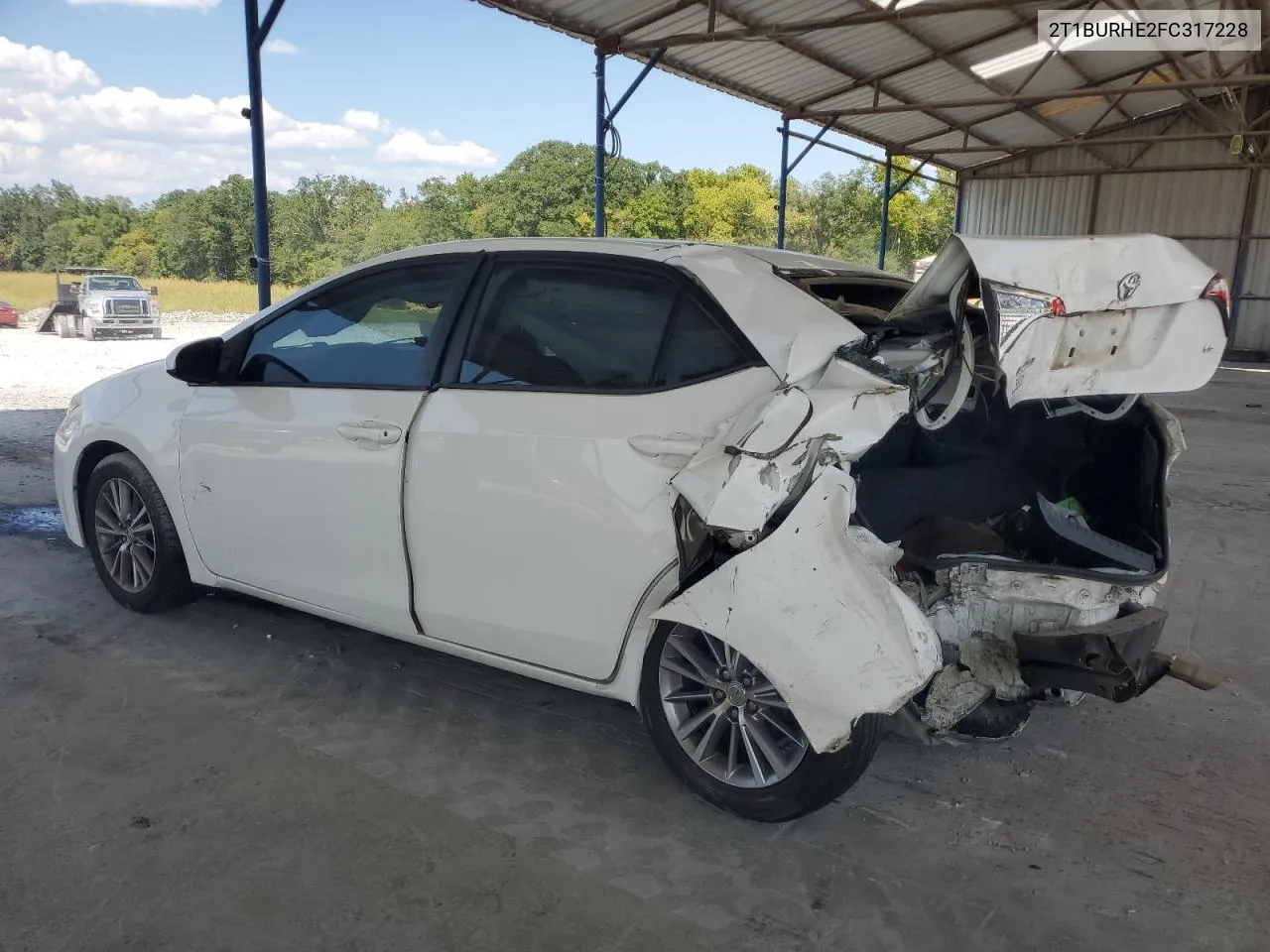 2015 Toyota Corolla L VIN: 2T1BURHE2FC317228 Lot: 68995424