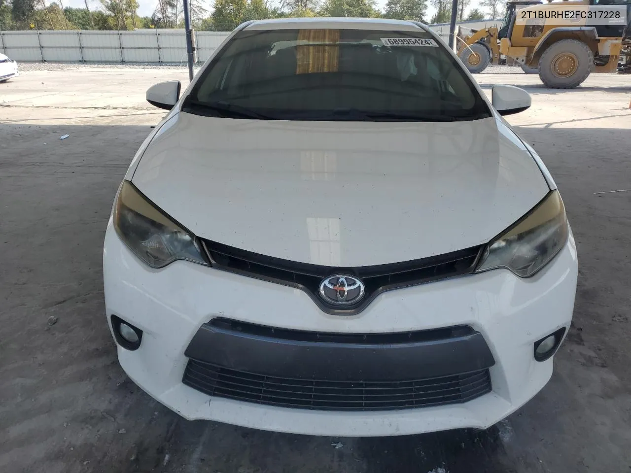 2015 Toyota Corolla L VIN: 2T1BURHE2FC317228 Lot: 68995424