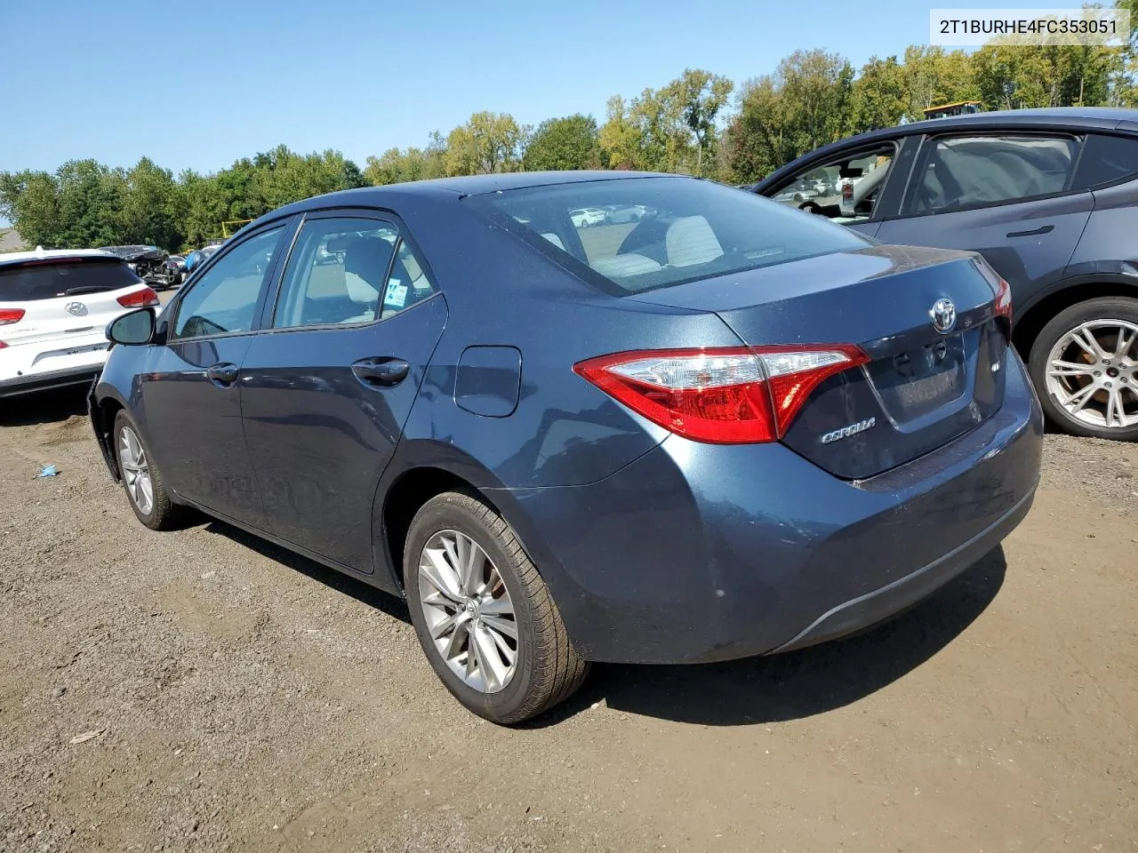 2015 Toyota Corolla L VIN: 2T1BURHE4FC353051 Lot: 69053444