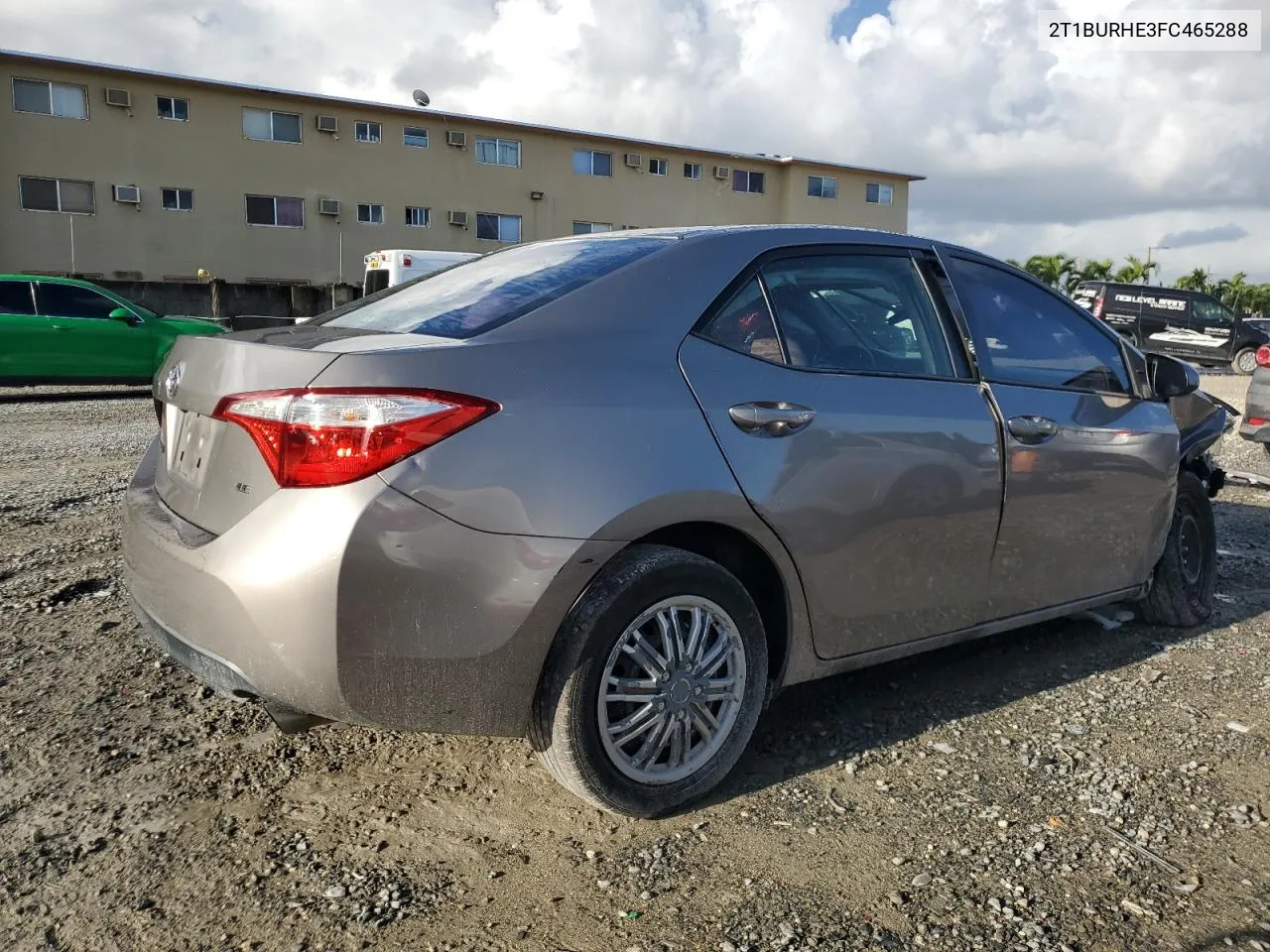 2T1BURHE3FC465288 2015 Toyota Corolla L