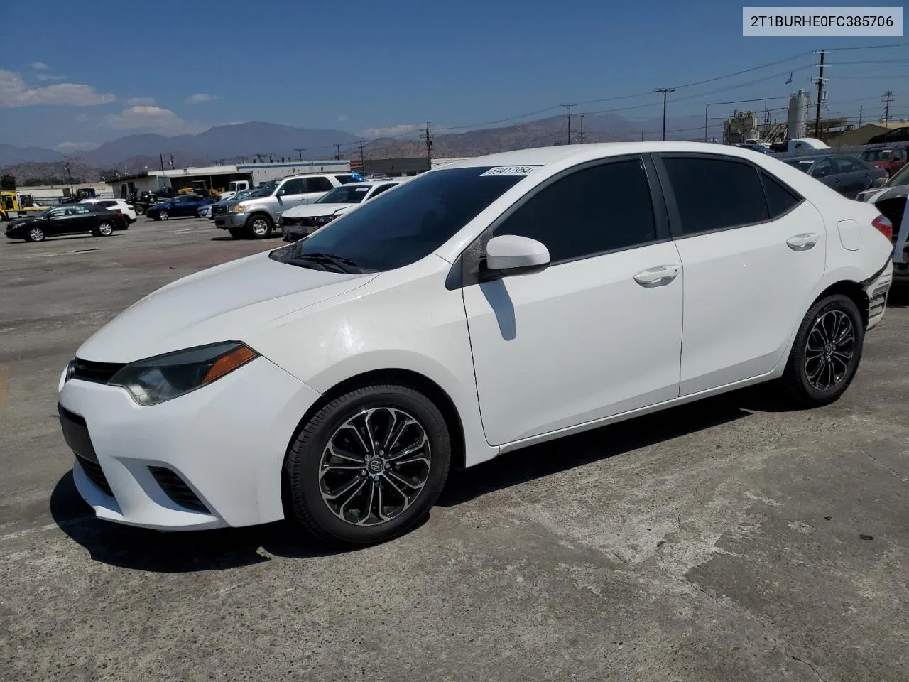 2015 Toyota Corolla L VIN: 2T1BURHE0FC385706 Lot: 69417954