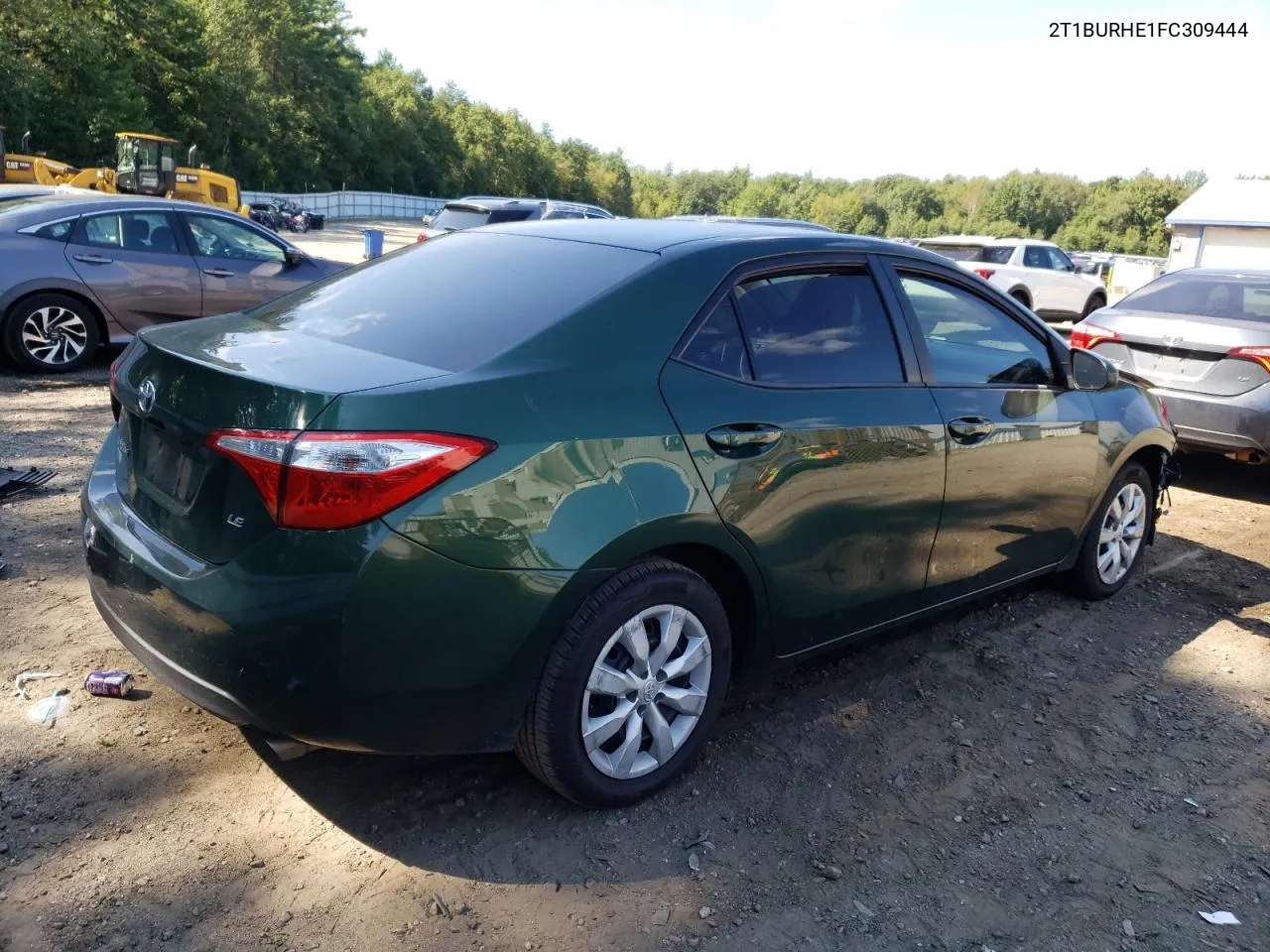 2T1BURHE1FC309444 2015 Toyota Corolla L