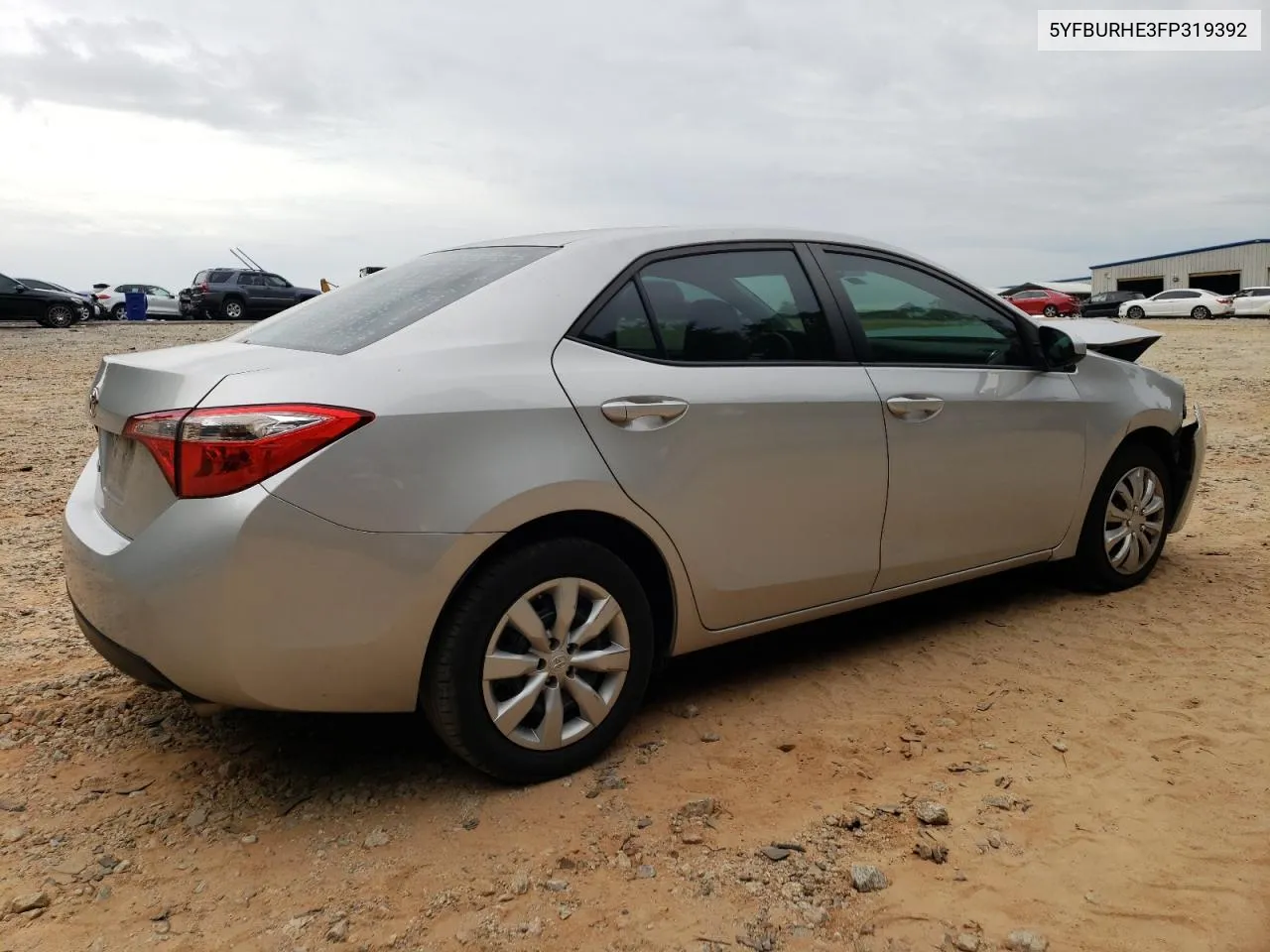 2015 Toyota Corolla L VIN: 5YFBURHE3FP319392 Lot: 70047814