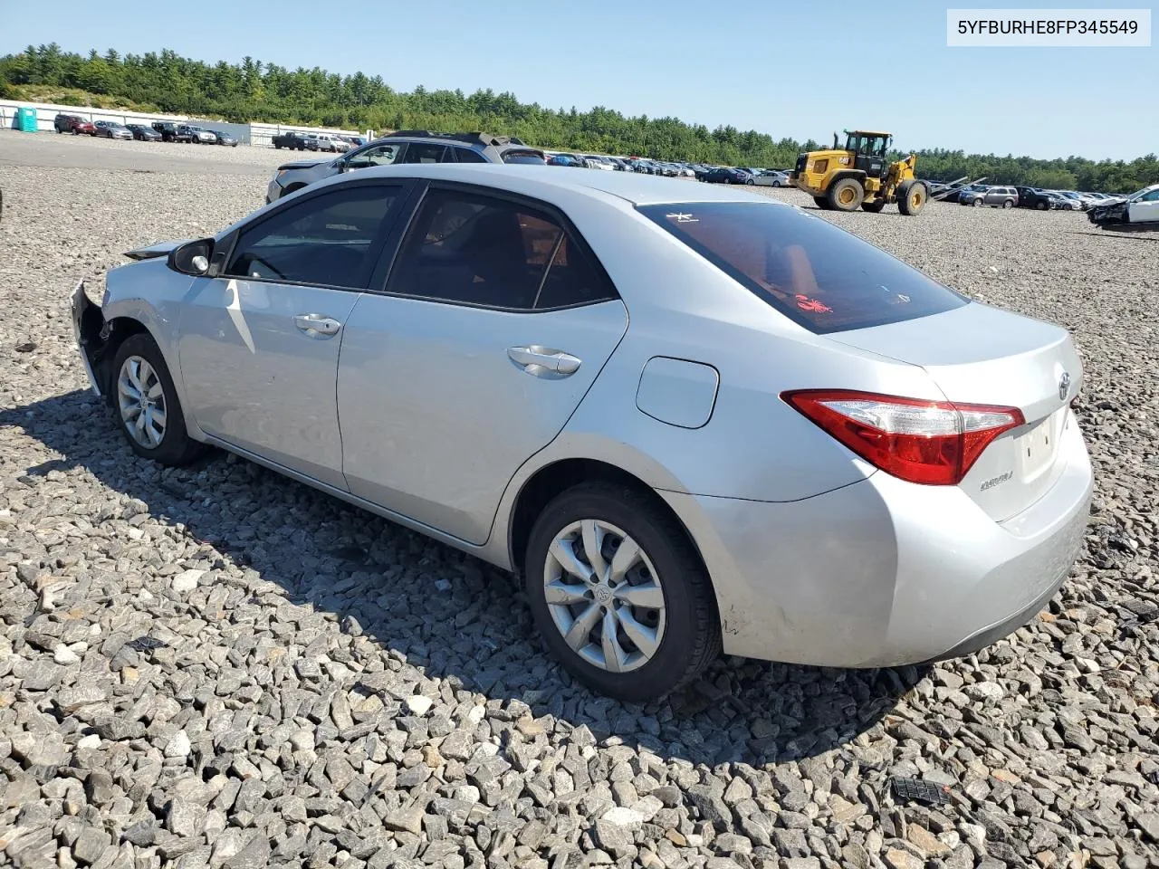 2015 Toyota Corolla L VIN: 5YFBURHE8FP345549 Lot: 70163754