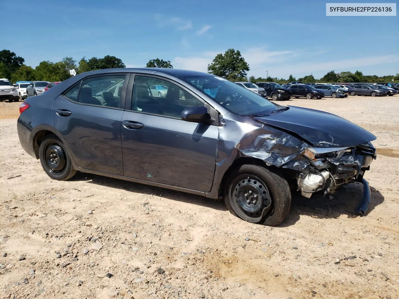 2015 Toyota Corolla L VIN: 5YFBURHE2FP226136 Lot: 70165284