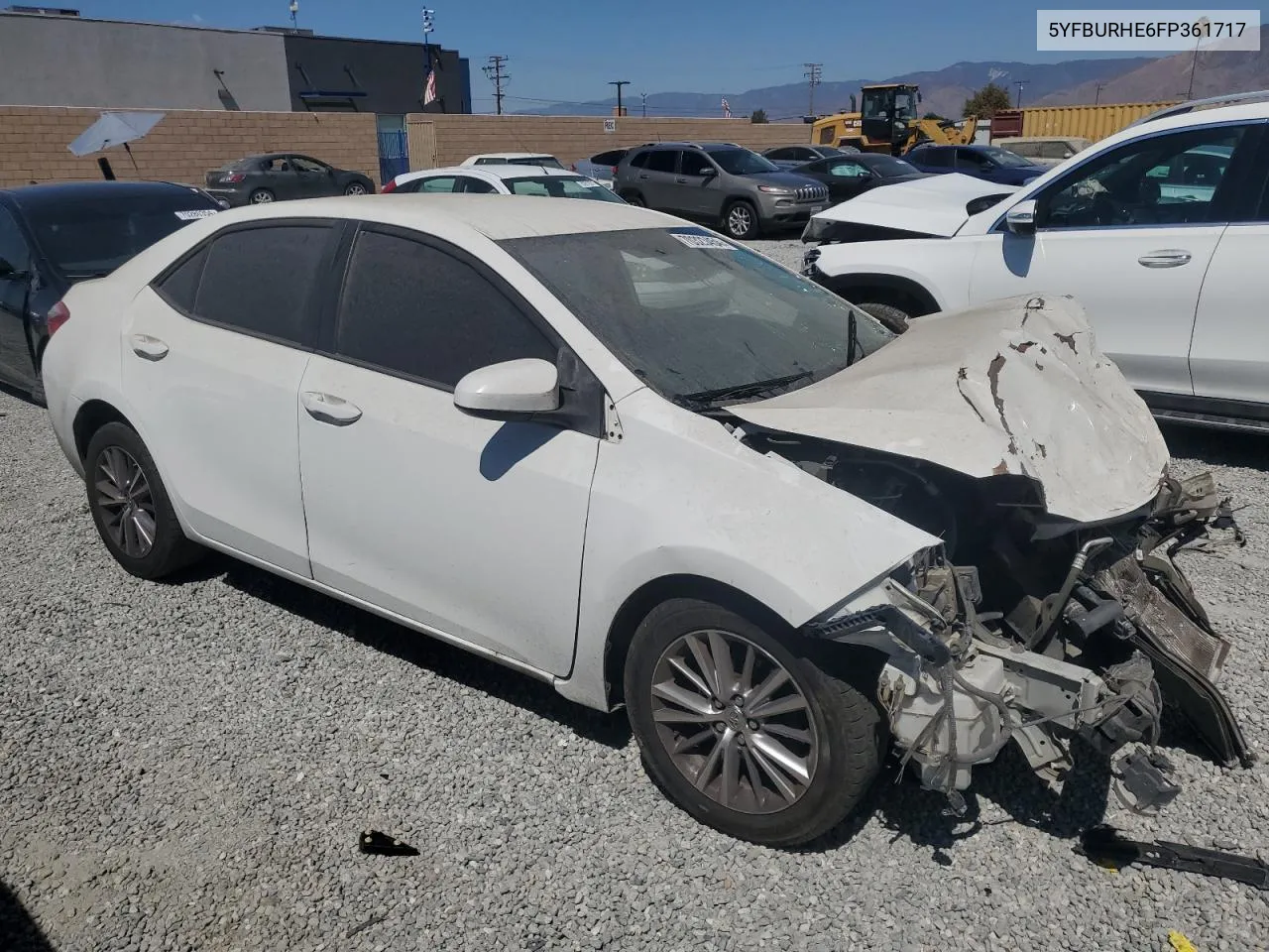 2015 Toyota Corolla L VIN: 5YFBURHE6FP361717 Lot: 70323454