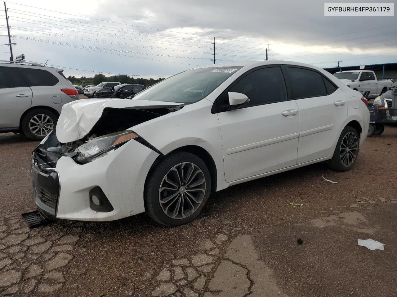 2015 Toyota Corolla L VIN: 5YFBURHE4FP361179 Lot: 70366214