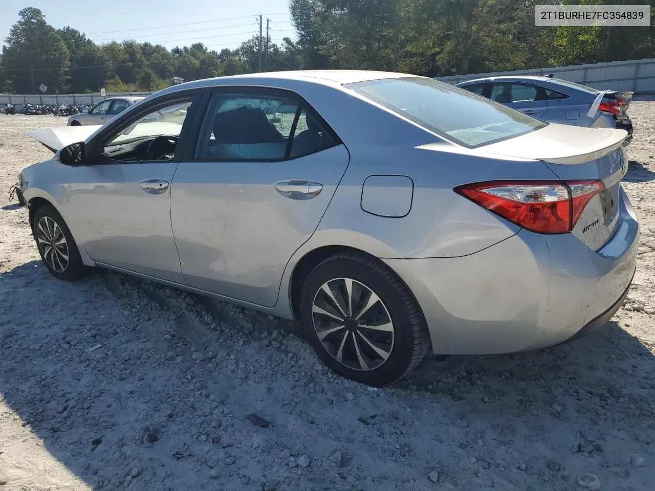 2015 Toyota Corolla L VIN: 2T1BURHE7FC354839 Lot: 70384904