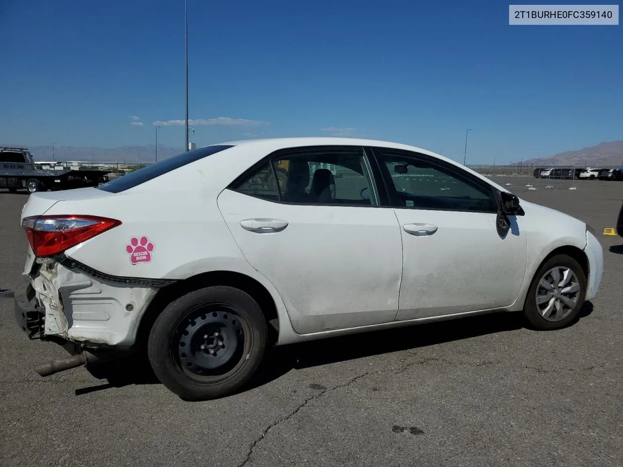 2015 Toyota Corolla L VIN: 2T1BURHE0FC359140 Lot: 70394964