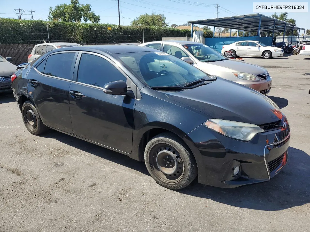 2015 Toyota Corolla L VIN: 5YFBURHE9FP218034 Lot: 70406964