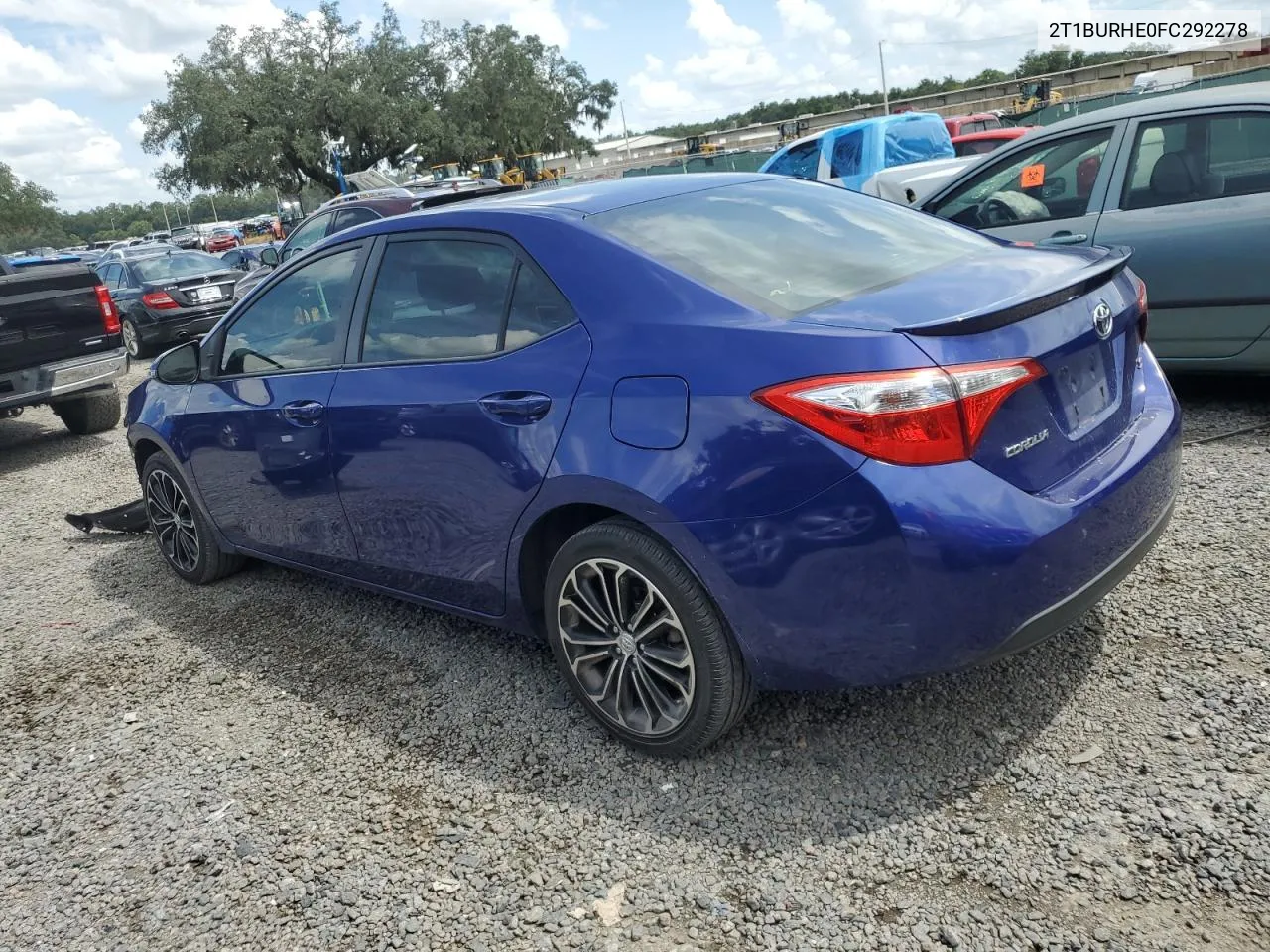 2015 Toyota Corolla L VIN: 2T1BURHE0FC292278 Lot: 70581524