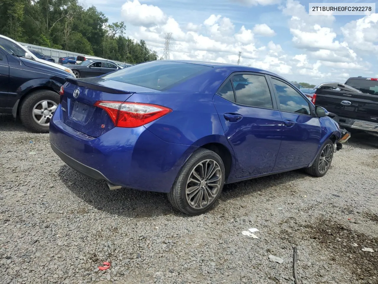 2015 Toyota Corolla L VIN: 2T1BURHE0FC292278 Lot: 70581524