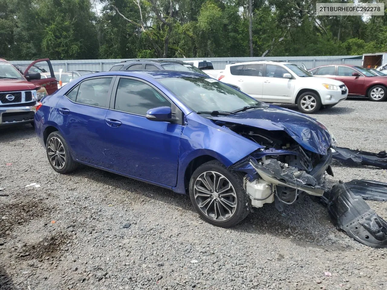 2015 Toyota Corolla L VIN: 2T1BURHE0FC292278 Lot: 70581524