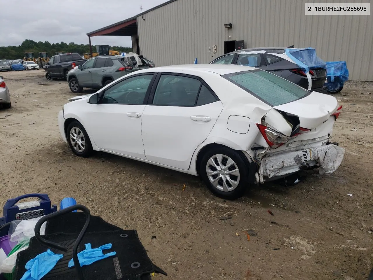 2015 Toyota Corolla L VIN: 2T1BURHE2FC255698 Lot: 70660874