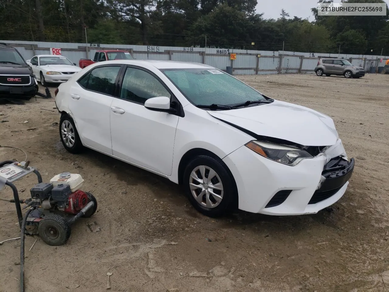 2015 Toyota Corolla L VIN: 2T1BURHE2FC255698 Lot: 70660874