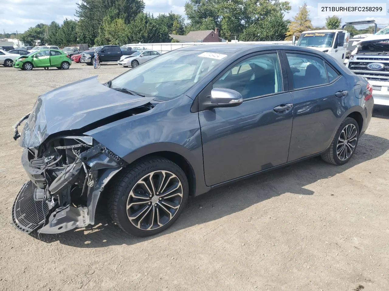 2015 Toyota Corolla L VIN: 2T1BURHE3FC258299 Lot: 70749434