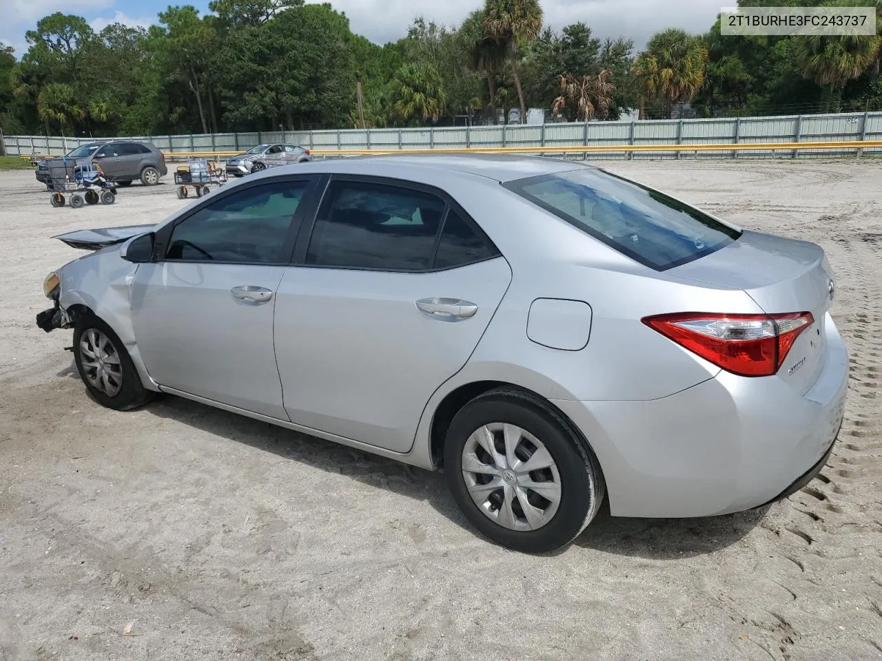 2015 Toyota Corolla L VIN: 2T1BURHE3FC243737 Lot: 70788524