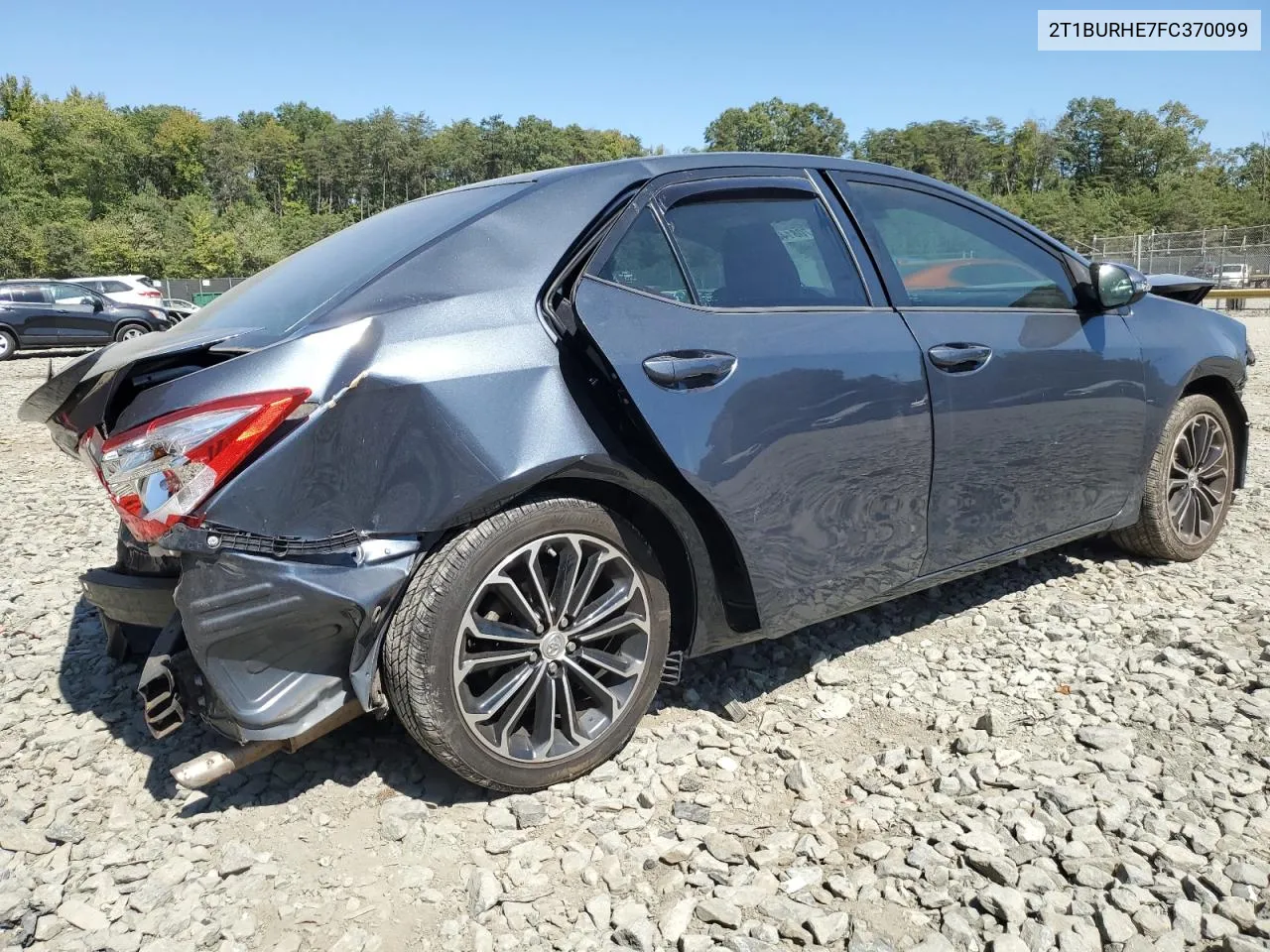 2015 Toyota Corolla L VIN: 2T1BURHE7FC370099 Lot: 70814814