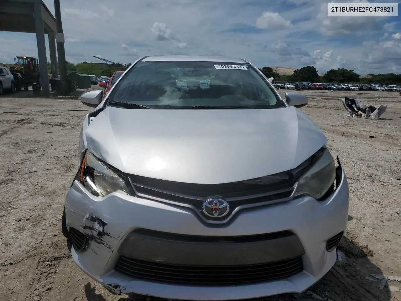 2T1BURHE2FC473821 2015 Toyota Corolla L