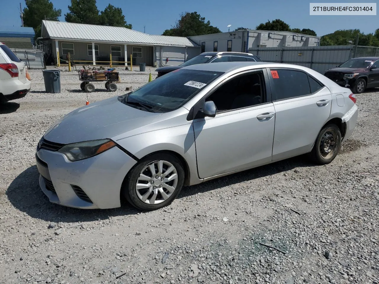 2015 Toyota Corolla L VIN: 2T1BURHE4FC301404 Lot: 70901224