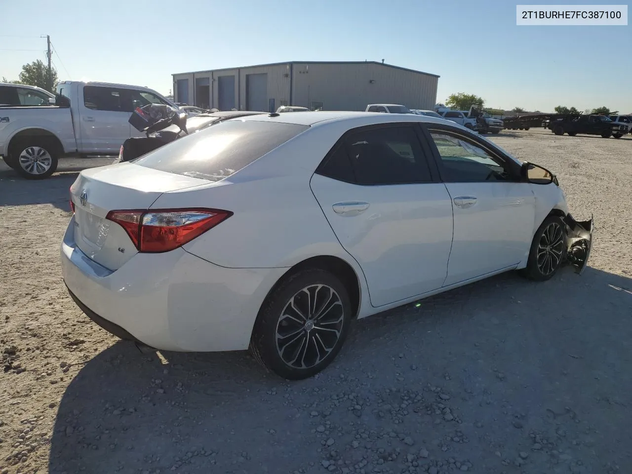 2T1BURHE7FC387100 2015 Toyota Corolla L