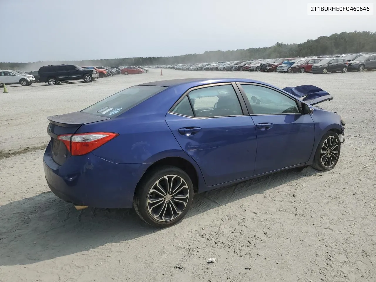 2015 Toyota Corolla L VIN: 2T1BURHE0FC460646 Lot: 70960974