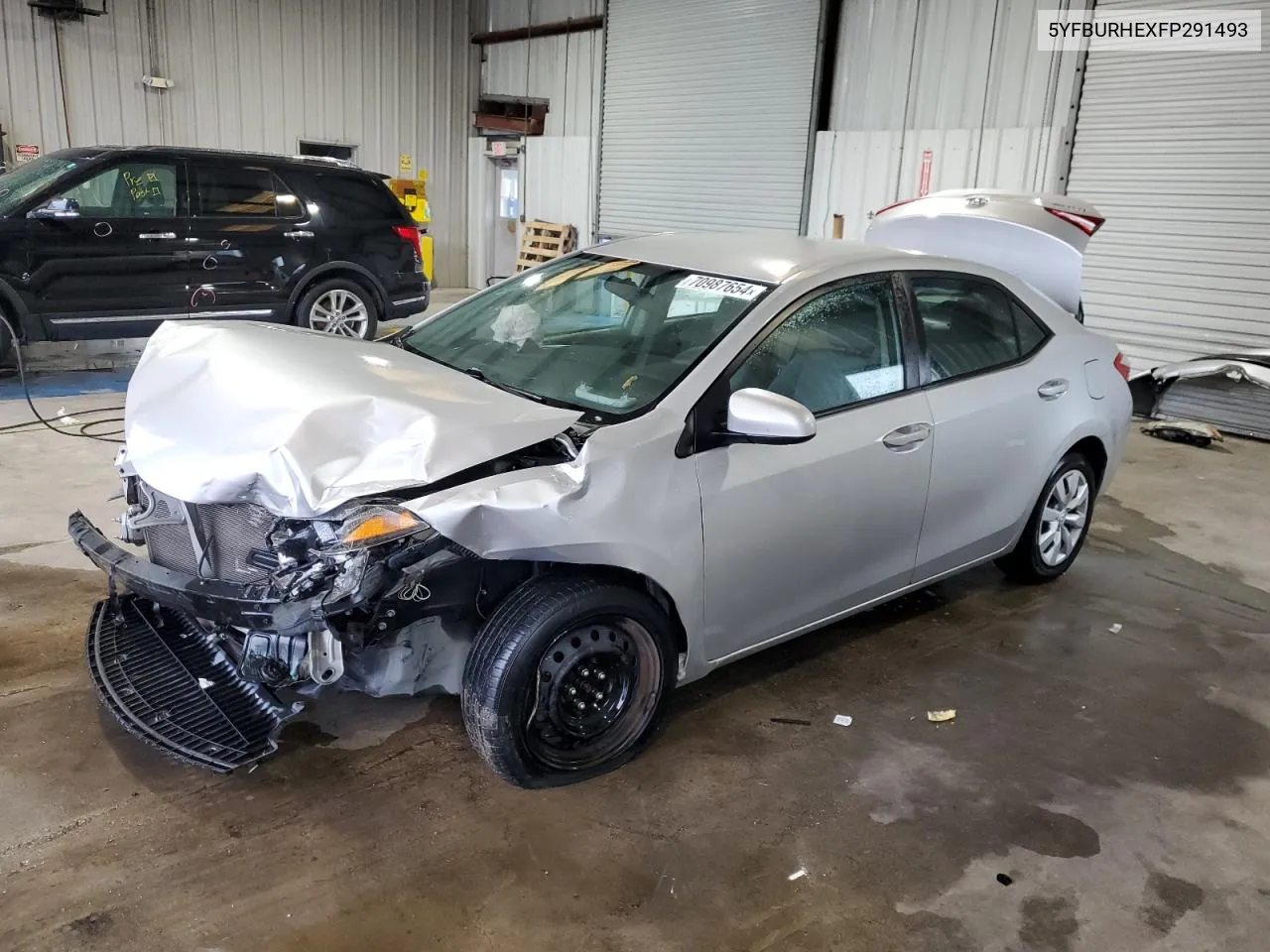 2015 Toyota Corolla L VIN: 5YFBURHEXFP291493 Lot: 70987654