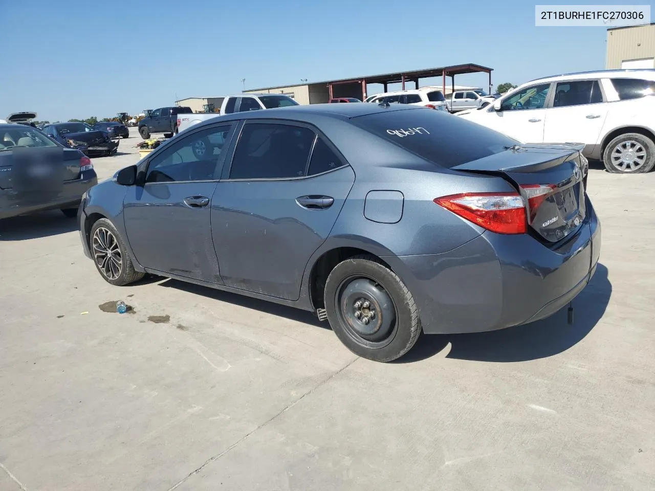 2015 Toyota Corolla L VIN: 2T1BURHE1FC270306 Lot: 71035964