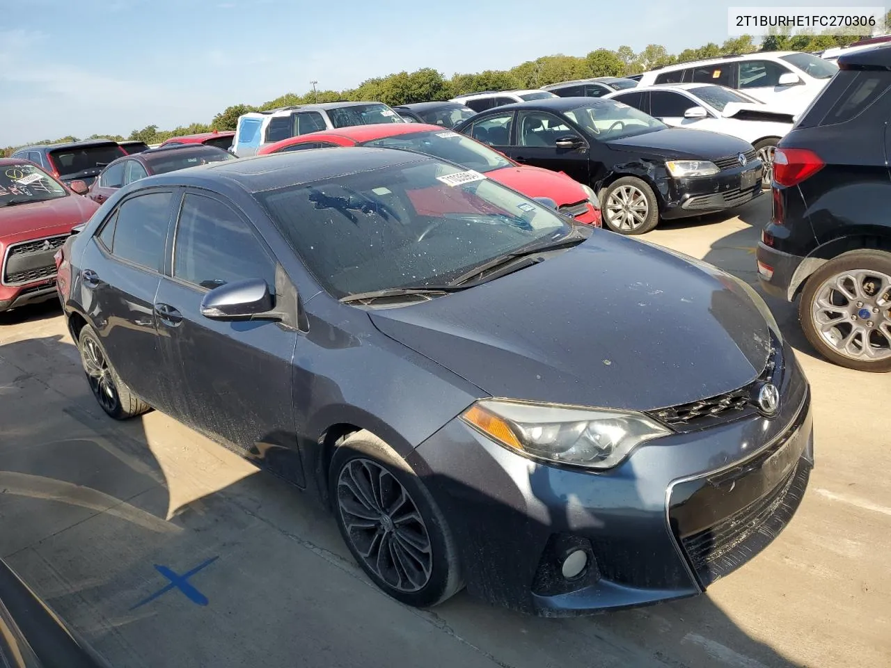 2015 Toyota Corolla L VIN: 2T1BURHE1FC270306 Lot: 71035964