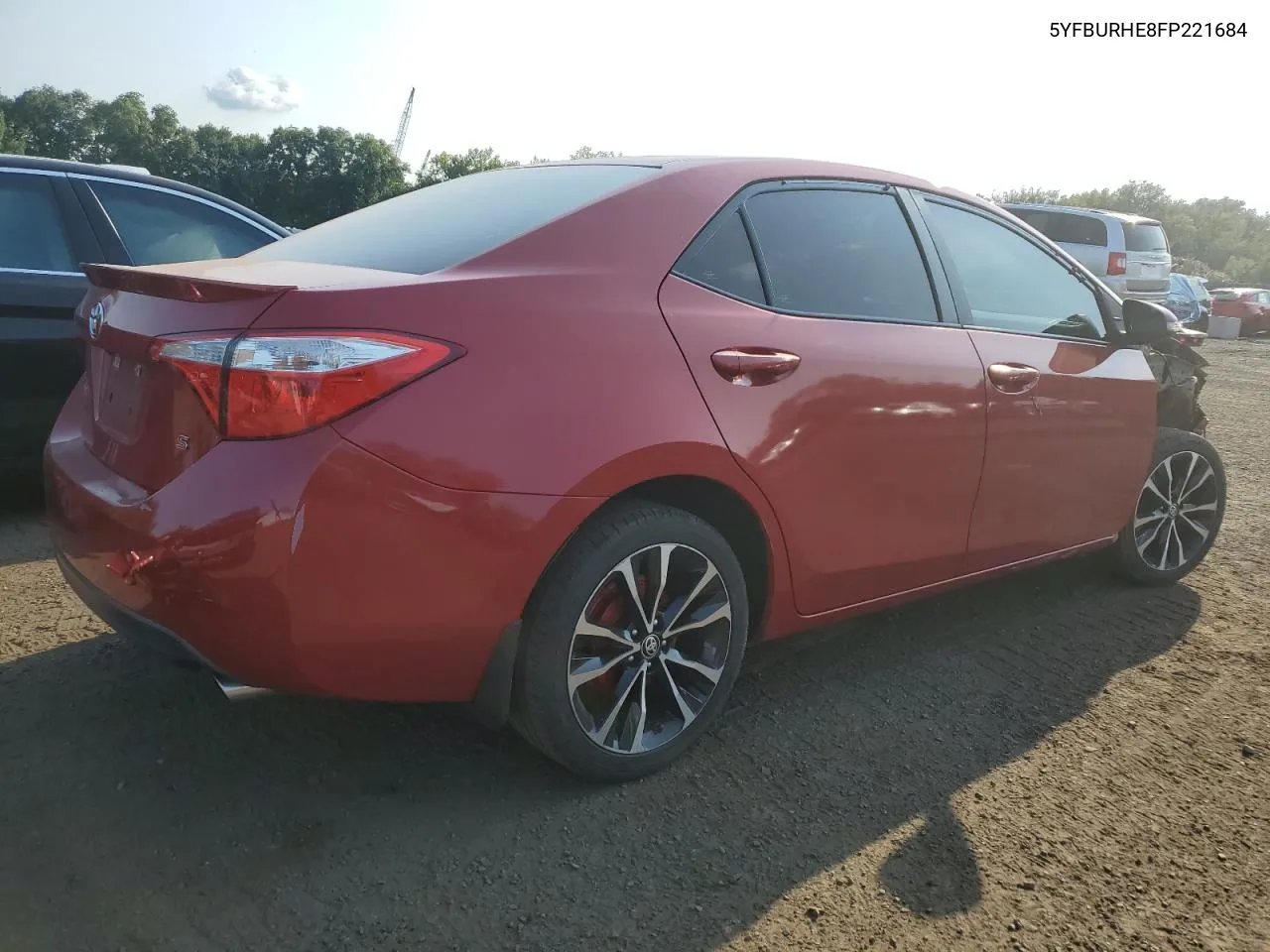 2015 Toyota Corolla L VIN: 5YFBURHE8FP221684 Lot: 71042364