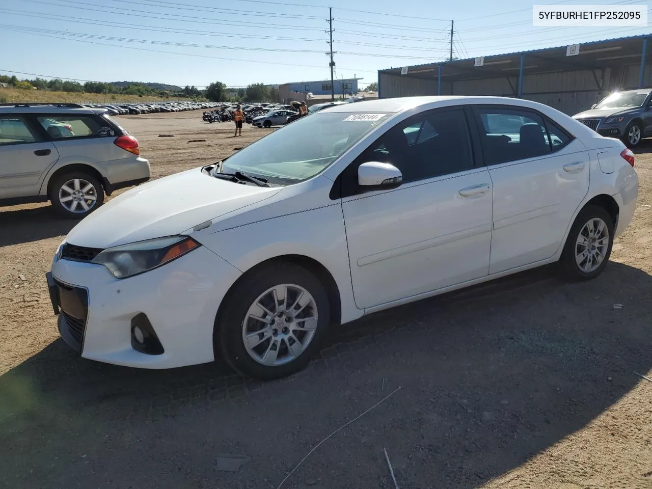 2015 Toyota Corolla L VIN: 5YFBURHE1FP252095 Lot: 71048144