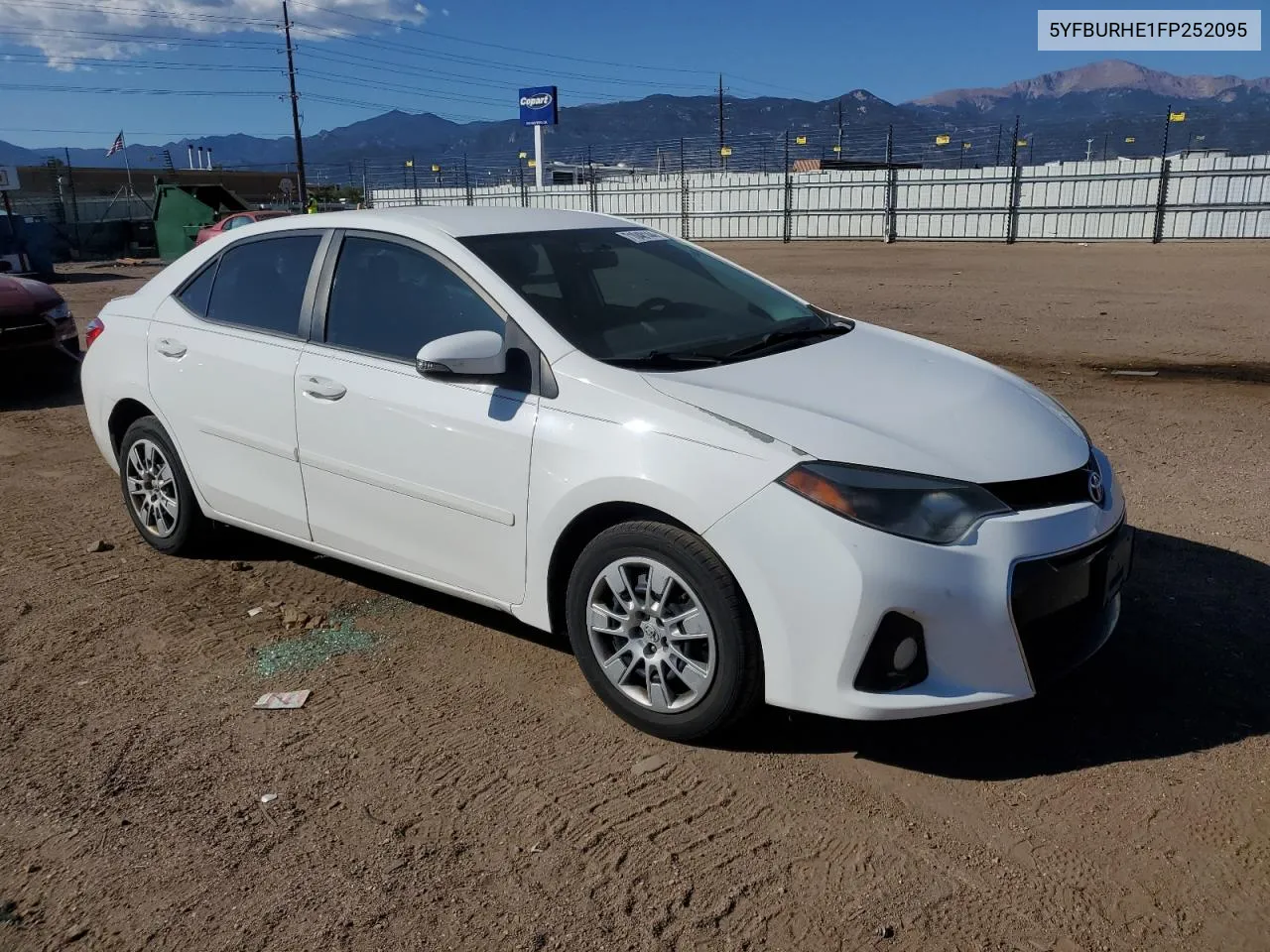 2015 Toyota Corolla L VIN: 5YFBURHE1FP252095 Lot: 71048144