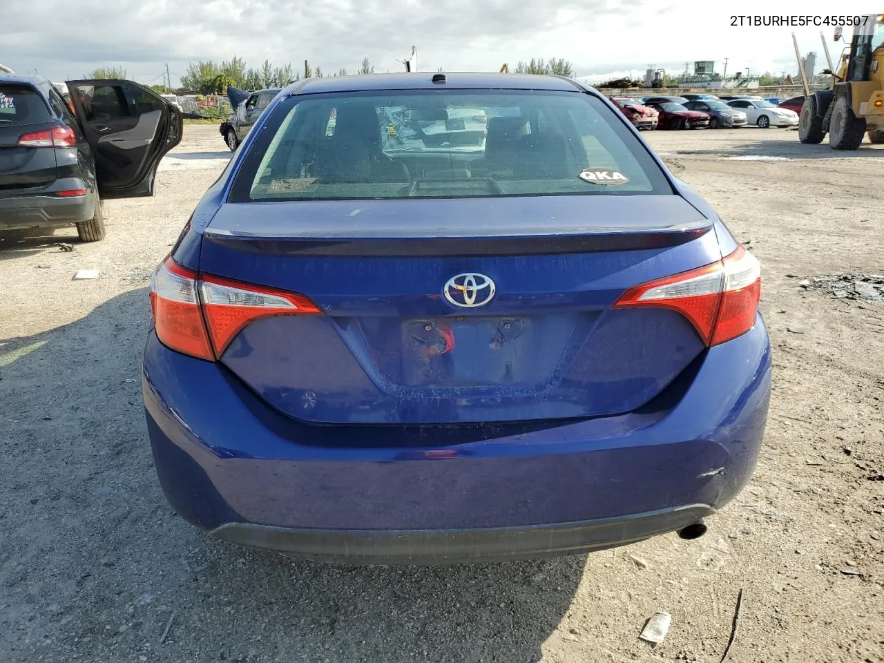 2015 Toyota Corolla L VIN: 2T1BURHE5FC455507 Lot: 71188604