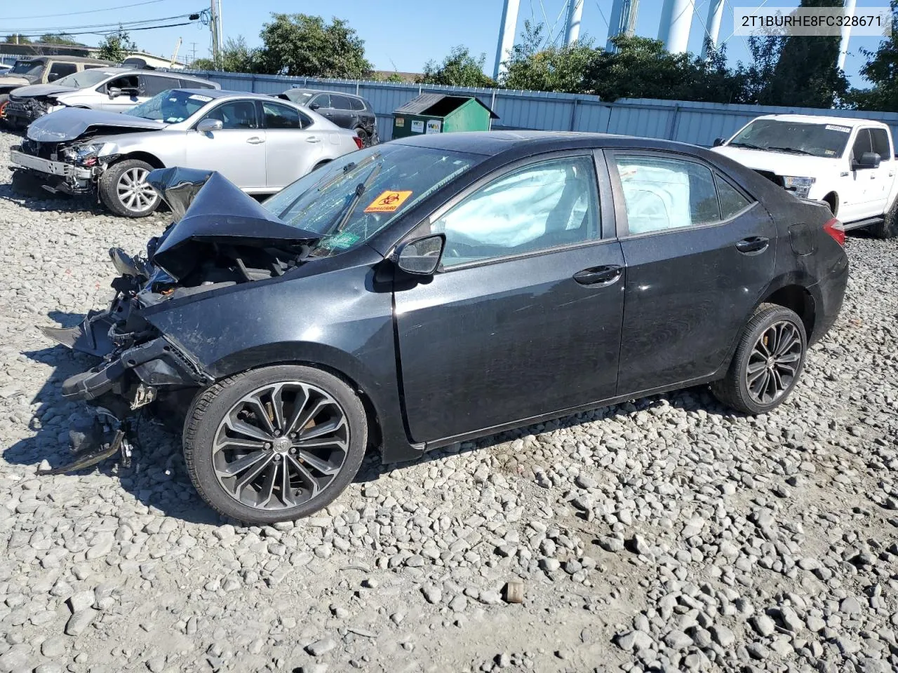 2015 Toyota Corolla L VIN: 2T1BURHE8FC328671 Lot: 71268824