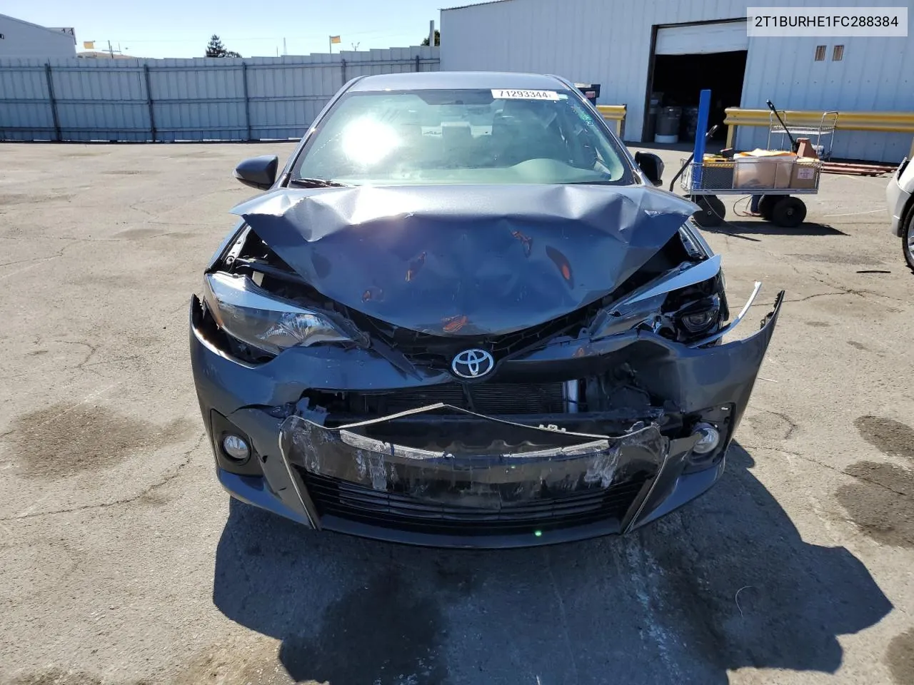 2015 Toyota Corolla L VIN: 2T1BURHE1FC288384 Lot: 71293344