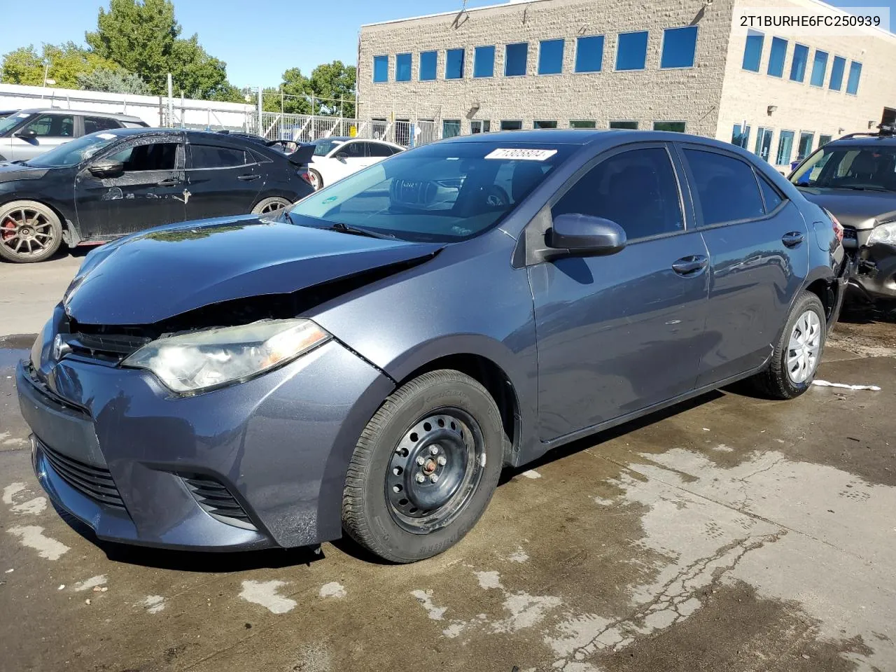 2015 Toyota Corolla L VIN: 2T1BURHE6FC250939 Lot: 71305804