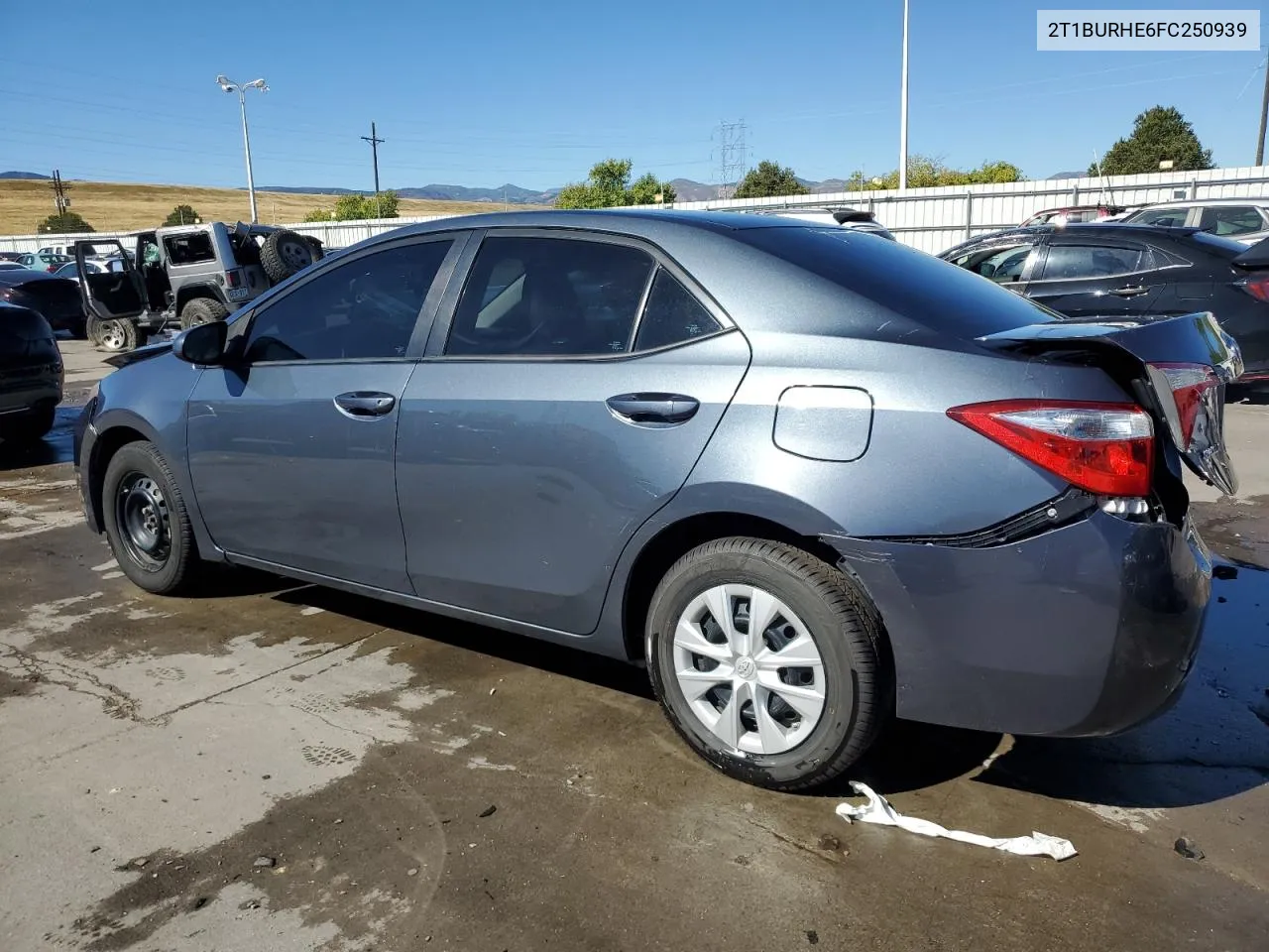 2015 Toyota Corolla L VIN: 2T1BURHE6FC250939 Lot: 71305804