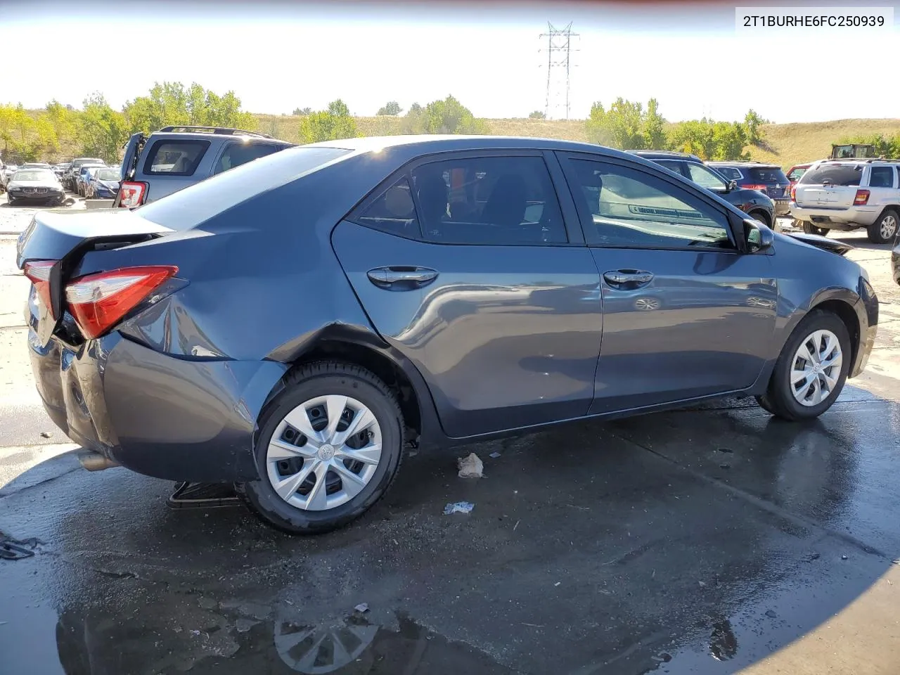 2015 Toyota Corolla L VIN: 2T1BURHE6FC250939 Lot: 71305804