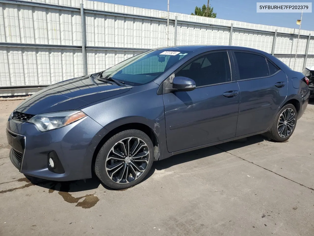 2015 Toyota Corolla L VIN: 5YFBURHE7FP202379 Lot: 71311524