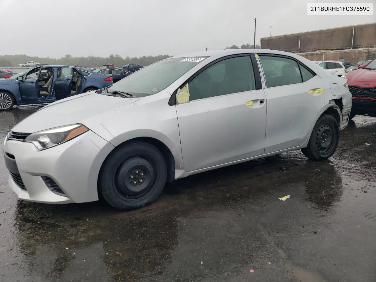 2015 Toyota Corolla L VIN: 2T1BURHE1FC375590 Lot: 71344284