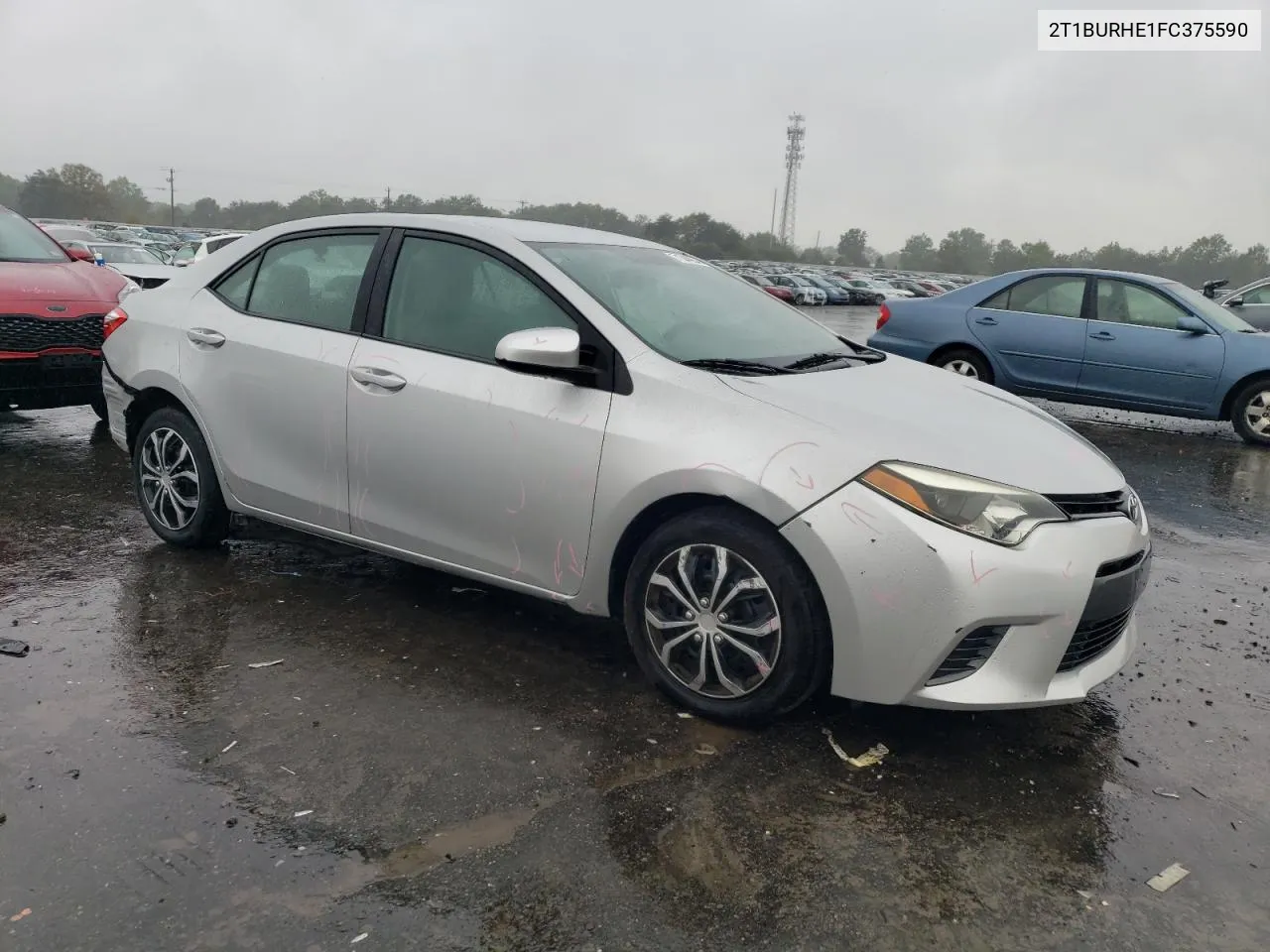 2015 Toyota Corolla L VIN: 2T1BURHE1FC375590 Lot: 71344284